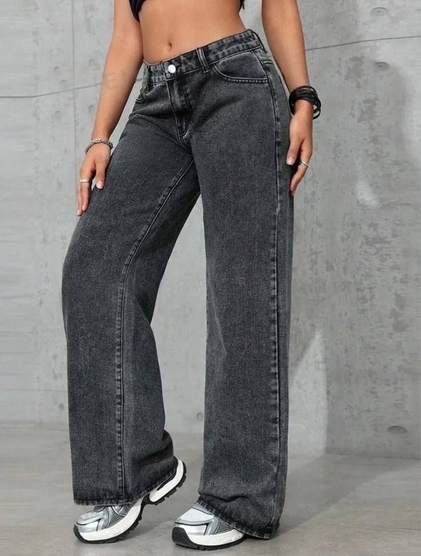 джинсы клеш широкие с высокий посадкой,джинсы-палаццо,женские широкие джинсы,джинсы,джинсы клеш широкие с высокий посадкой арт. 11302382