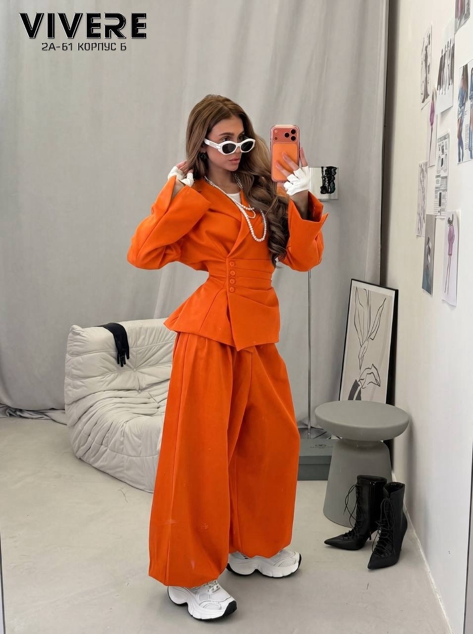 модные костюмы,оранжевый костюм,брючный костюм элегантный,костюм брючный женский,костюм женский