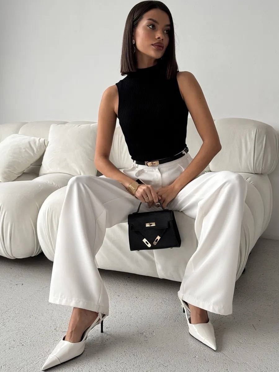 женский вязаный жилет с круглым вырезом без рукавов, декор из искусственного жемчуга,жилет женская вязаная,жилет вязаный,жилет для женщин,трикотажный жилет