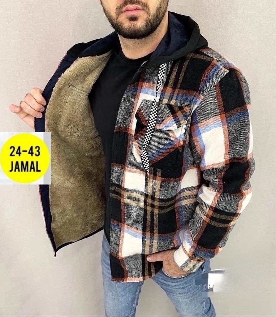рубашка на меху зимняя в клетку,куртка для мужчин на флисе в клетку,рубашка теплая на флисе,рубашка теплая на меху,рубашка утепленная на меху зимняя в клетку