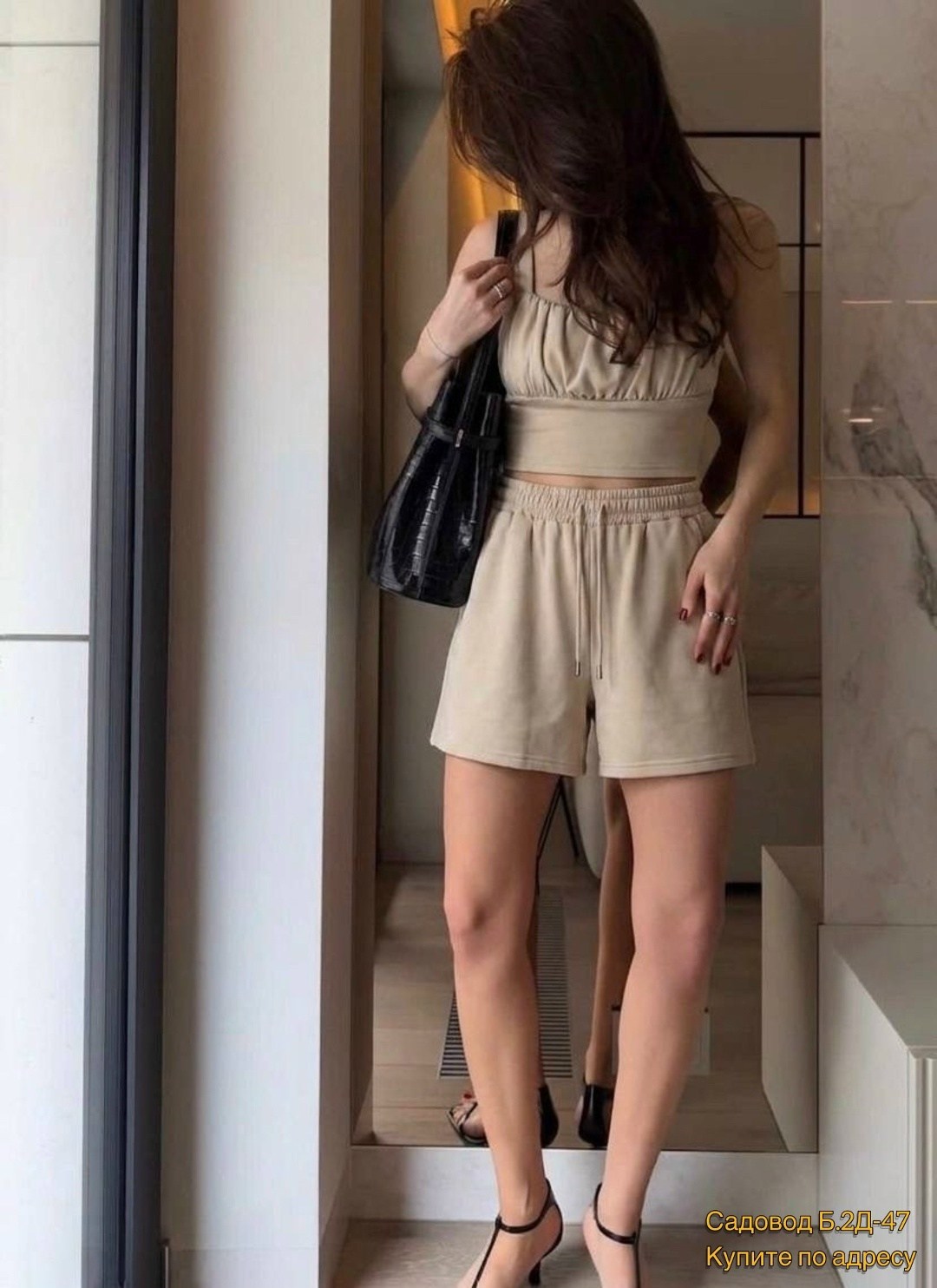 шорты и топ,костюм топ и шорты,трикотажный костюм с шортами,костюм,повседневные шорты