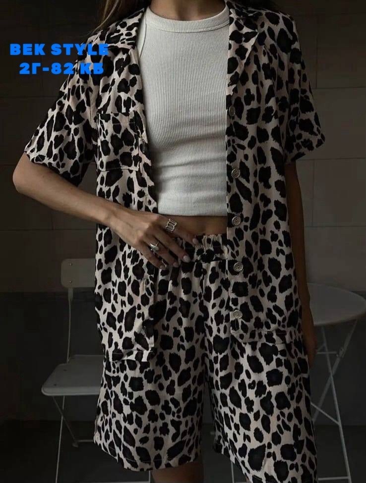 ,костюм леопардовый,пижамные костюмы,пижамный костюм двойка с шортами loungewear,платье из леопардовой ткани 2026