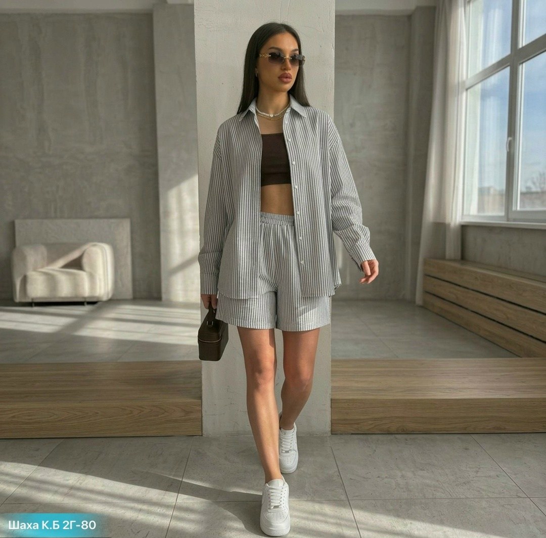 костюм с шортами и рубашкой,женский костюм с шортами,костюм летний с шортами и рубашкой льняной,костюм женский,костюм с шортам