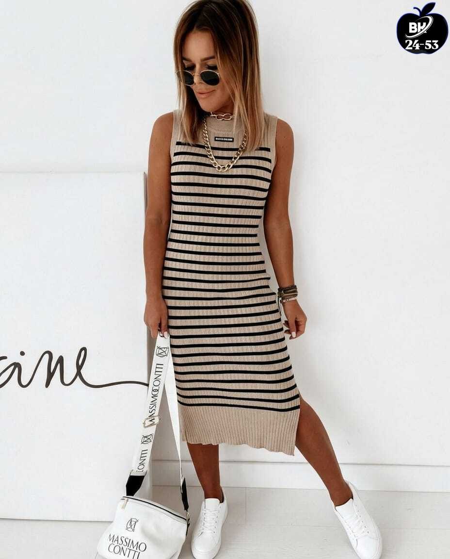 трикотажное платье,платье женской,сарафан женский,платье летнее в полоску,платья в полоску