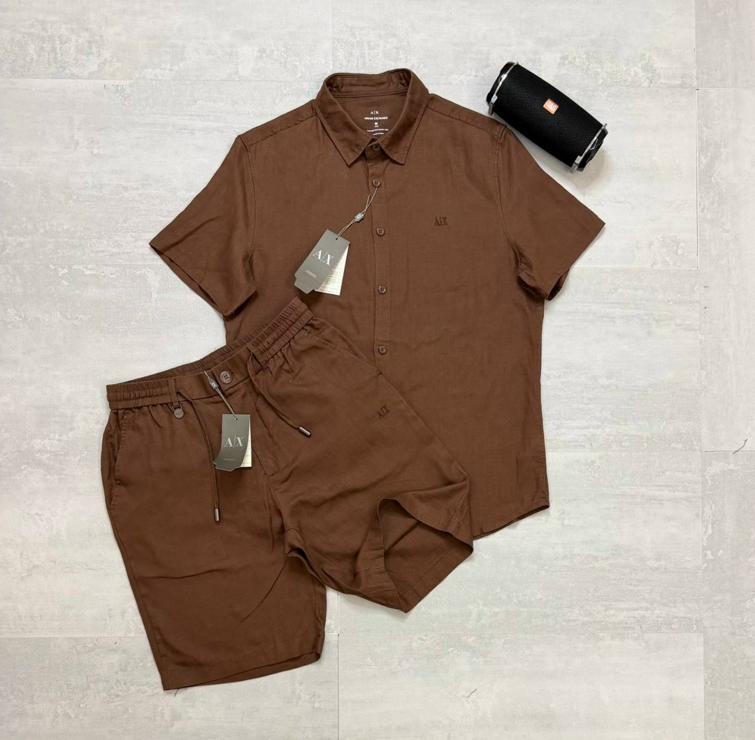 костюм летний мужской,мужские комплекты,костюм летний льняной рубашка и шорты,льняной костюм шорты и рубашка,костюм мужской льняной летний с шортами рубашкой от ya trend