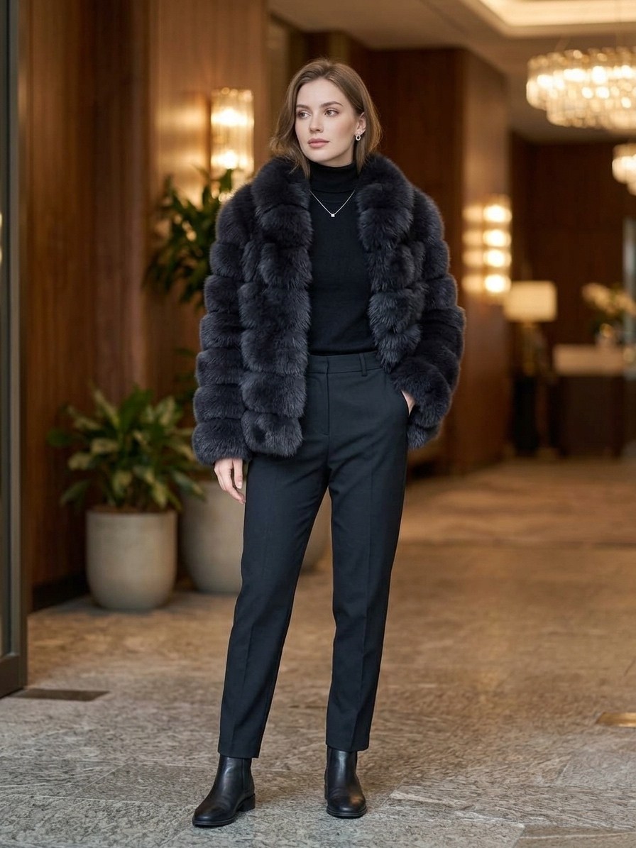 пальто из натурального меха лисы,женская шуба из натурального лисьего меха,меховое пальто,женская шуба из натурального меха лисы,меховая куртка