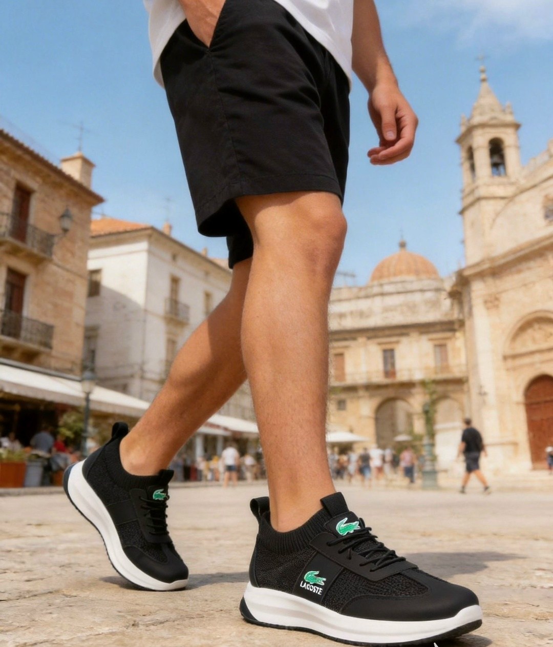 кроссовки lacoste,,кроссовки lacoste zapatillas, black,кроссовки мужские lacoste,кроссовки lacoste run spin knit