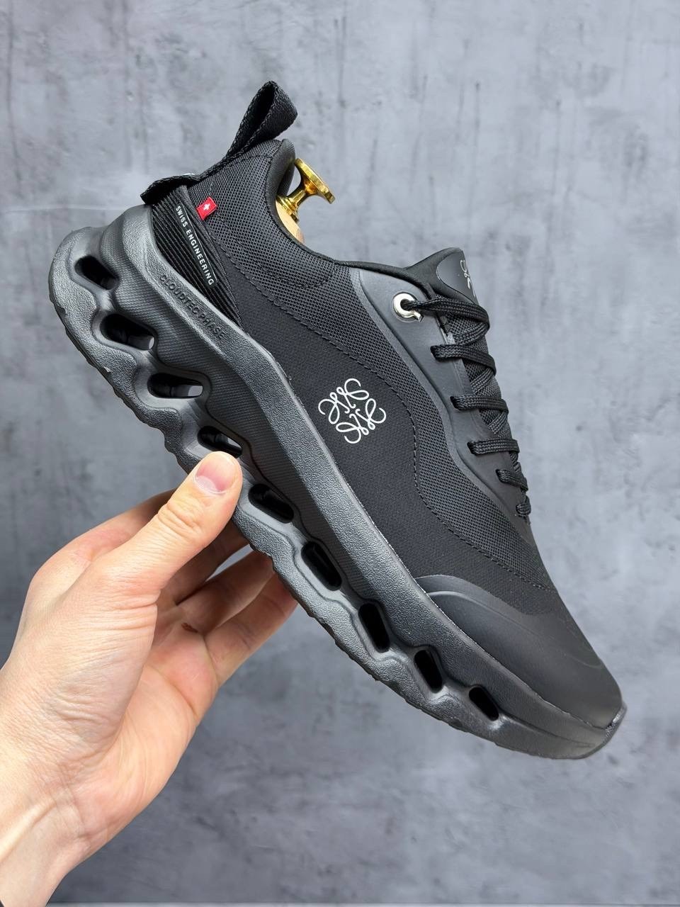 кроссовки loewe,кроссовки loewe x wmns cloudtilt black черный,кроссовки мужские женские,спортивная ,спортивные кроссовки