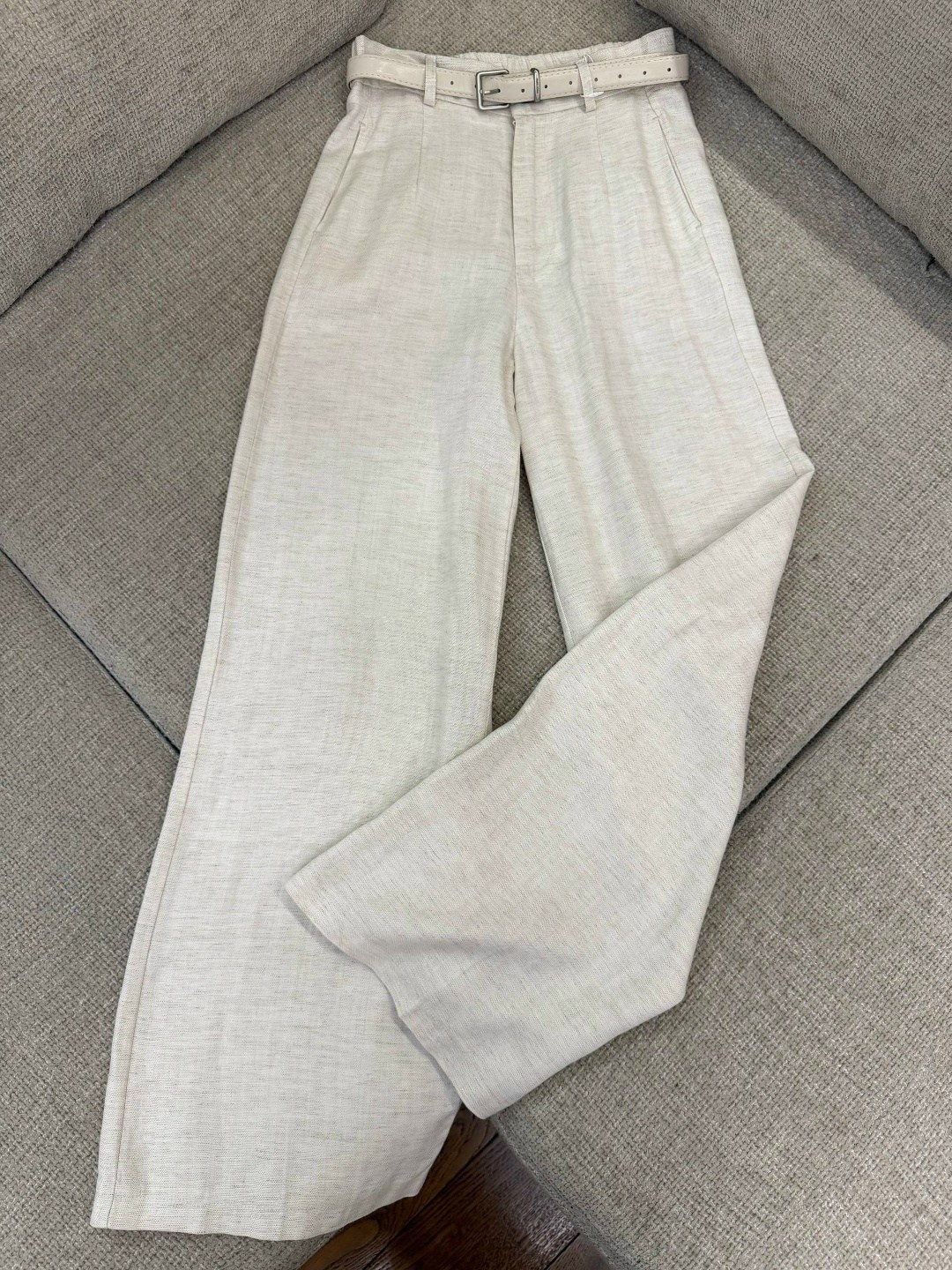 брюки палаццо широкие с высокой талией maemo,брюки палаццо,бежевые брюки,брюки широкие,модные брюки