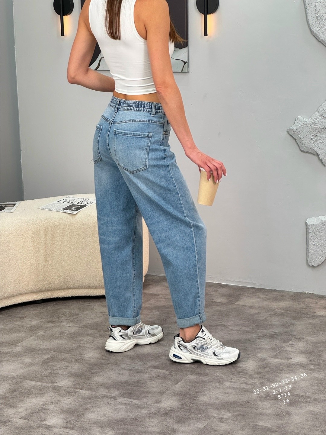 джинсы бананы с высокой посадкой lemibrand 86529416,бананы джинсы женские,женские джинсы,джинсы момы женские,голубые джинсы