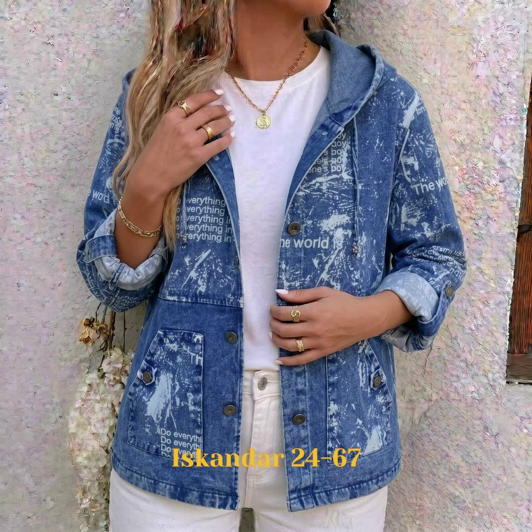 женская джинсовая куртка,джинсовая куртка,джинсовая курточка,джинсовая куртка единого размера,джинсовка с капюшоном