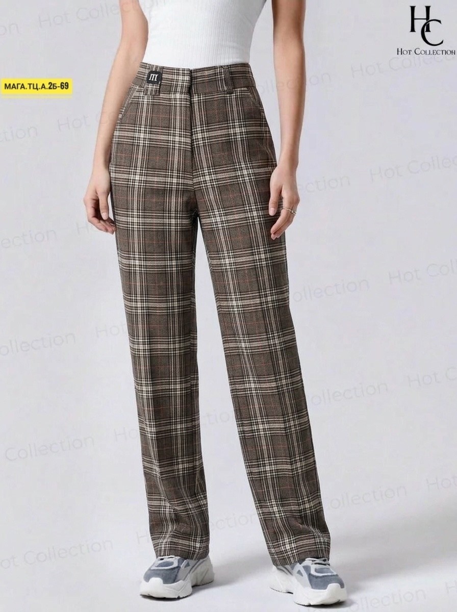 брюки женские в клетку,брюки в клетку,брюки штаны в клетку,женские брюки,брюки в клетку прямые