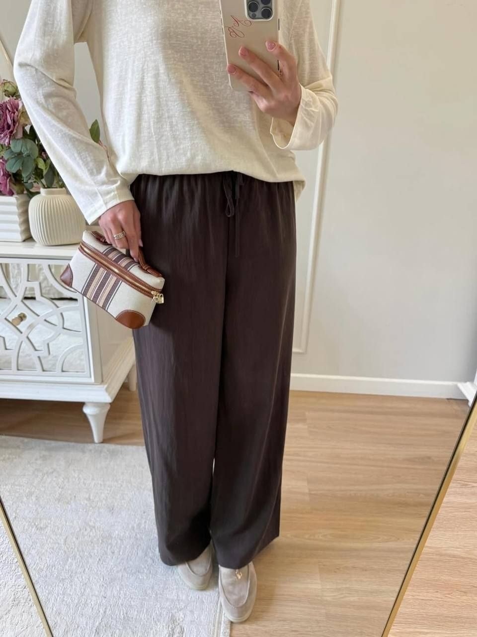 льняные брюки,белые повседневные широкие брюки,льняные широкие брюки,брюки женские льняные,хлопковые брюки