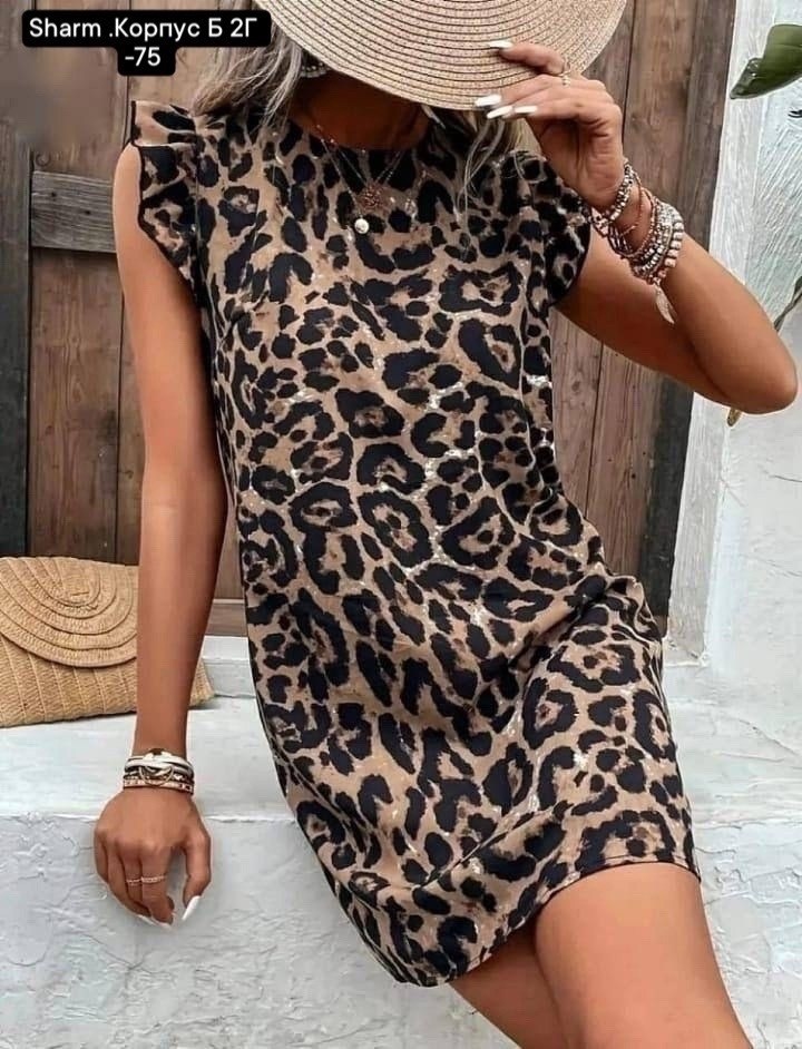 платье леопард,платье с леопардовым принтом,леопардовое платье,шифоновое платье,платья мини