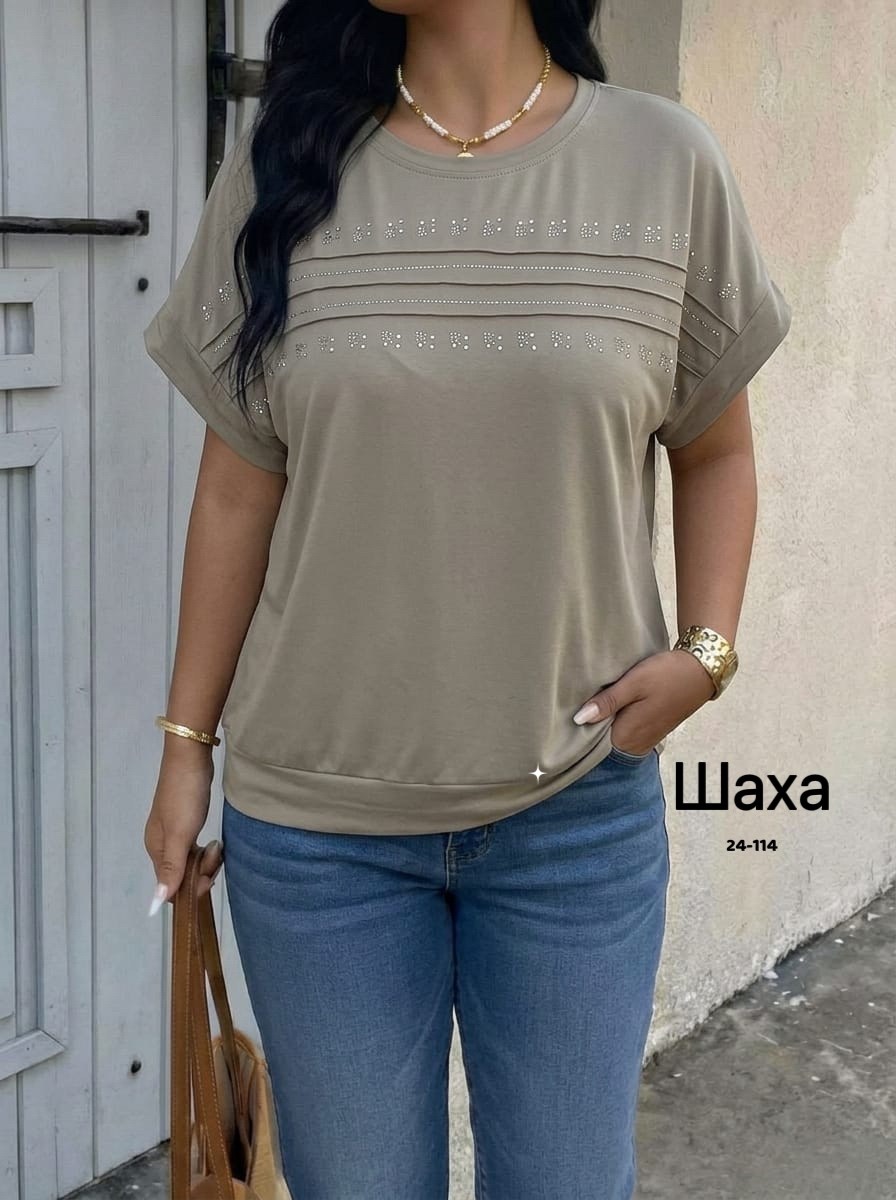 футболка женская,шикарная одежда,футболка со стразами,футболка оверсайз со стразам