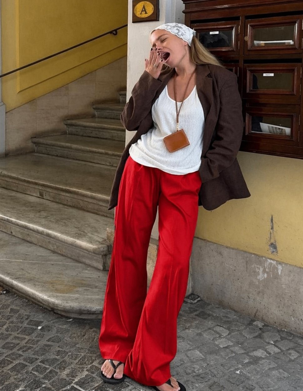 модные брюки,стильные наряды,белые брюки,брюки льняные