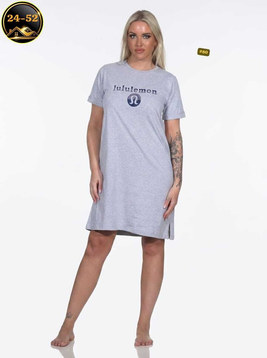 туника домашняя женское vienetta 211558 0000 серое 3xl,туника женская,туника женская домашняя,домашняя туника,платье домашнее туника