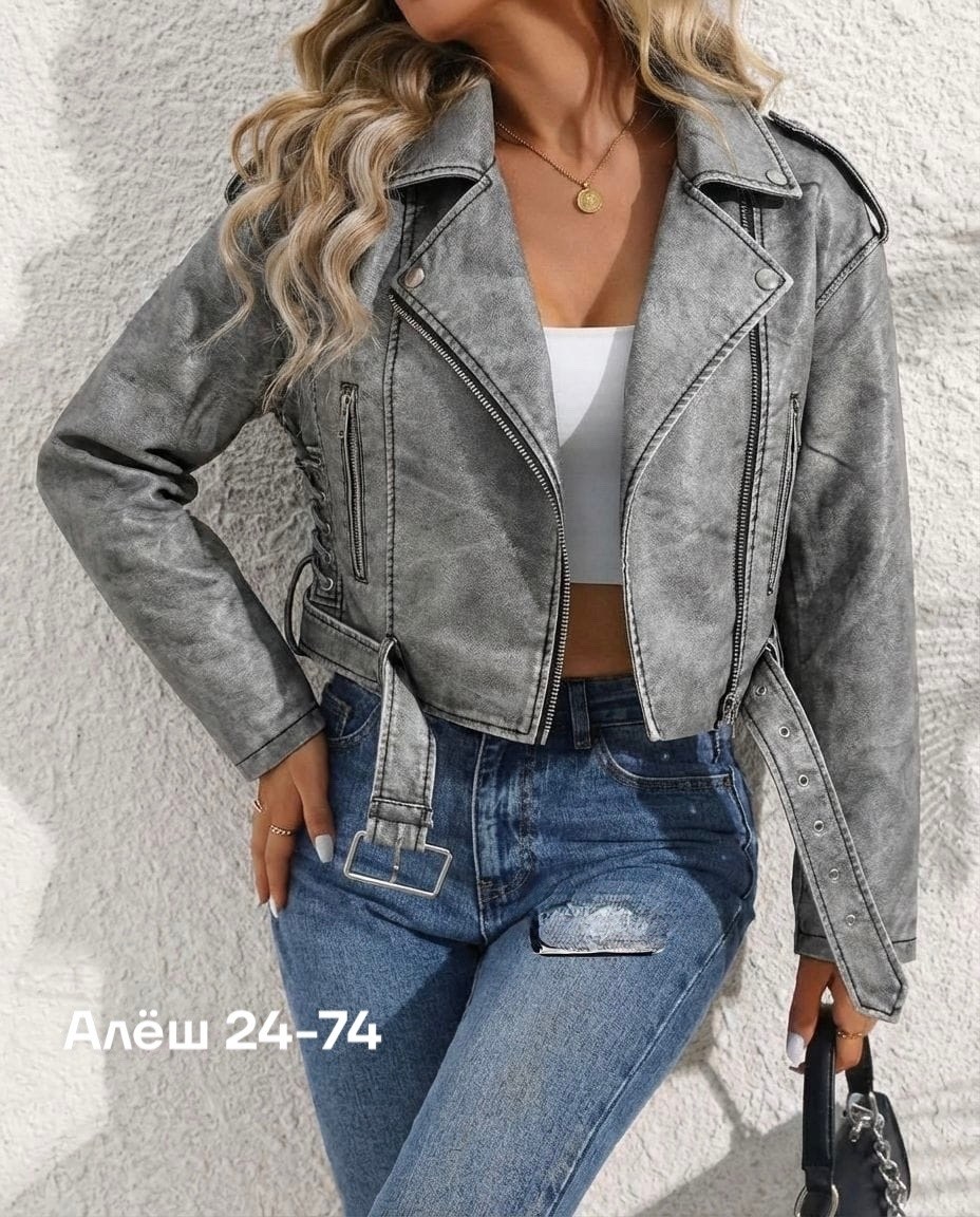 женская куртка из искусственной кожи,кожаная куртка косуха,куртка косуха,косуха из экокожи,куртки кожаные женские
