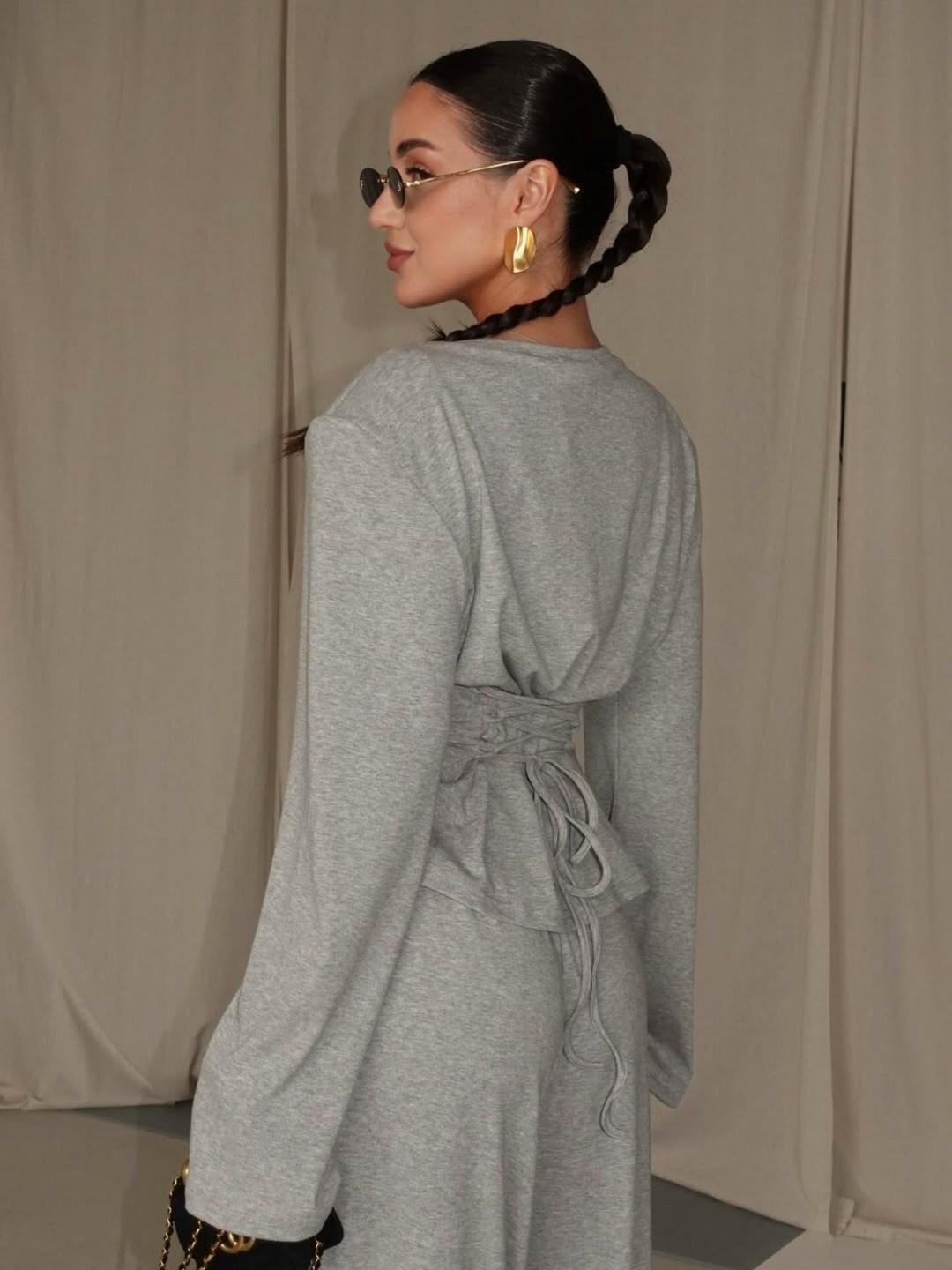 костюм с юбкой,стильное платье,черное длинное платье,костюм с юбкой макси