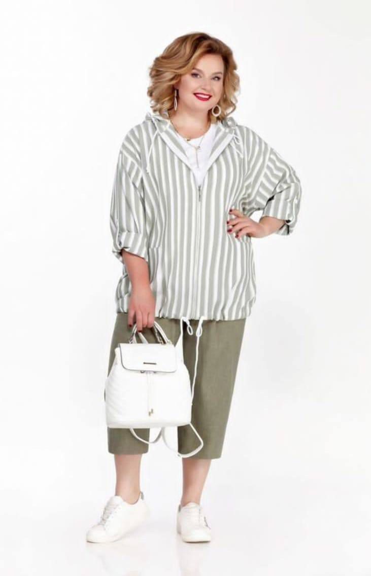 летние брючные костюмы для полных женщин,одежда для полных,костюм для полных,летняя ,комплект претти