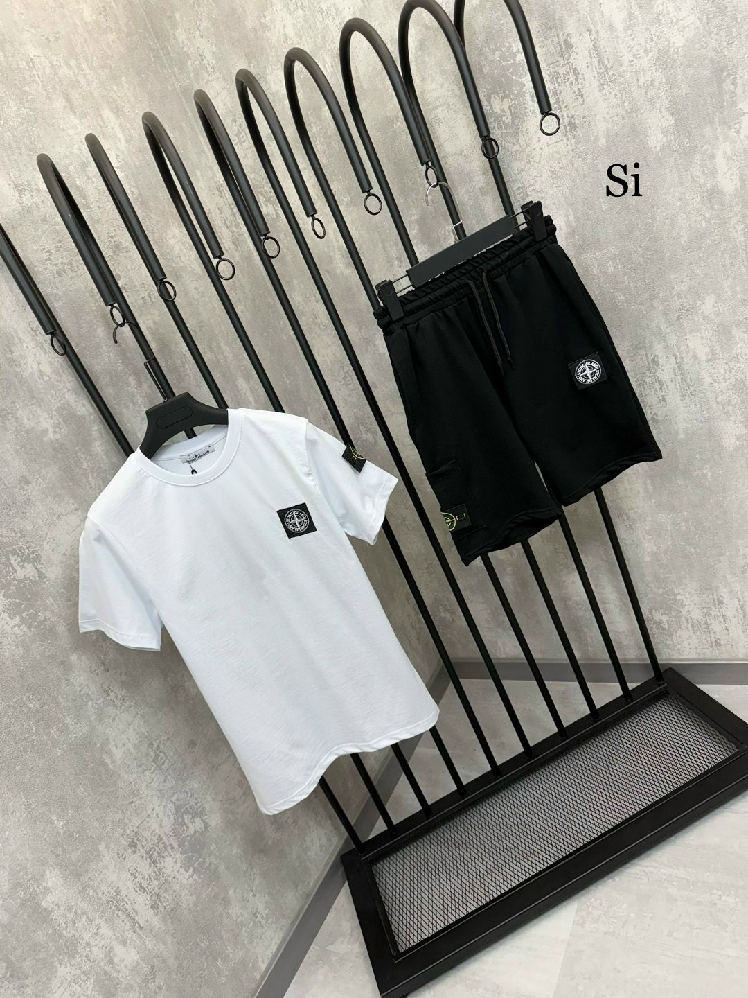 спортивный костюм stone island,летний костюм стон айленд,stone island шорты,костюм с шортам