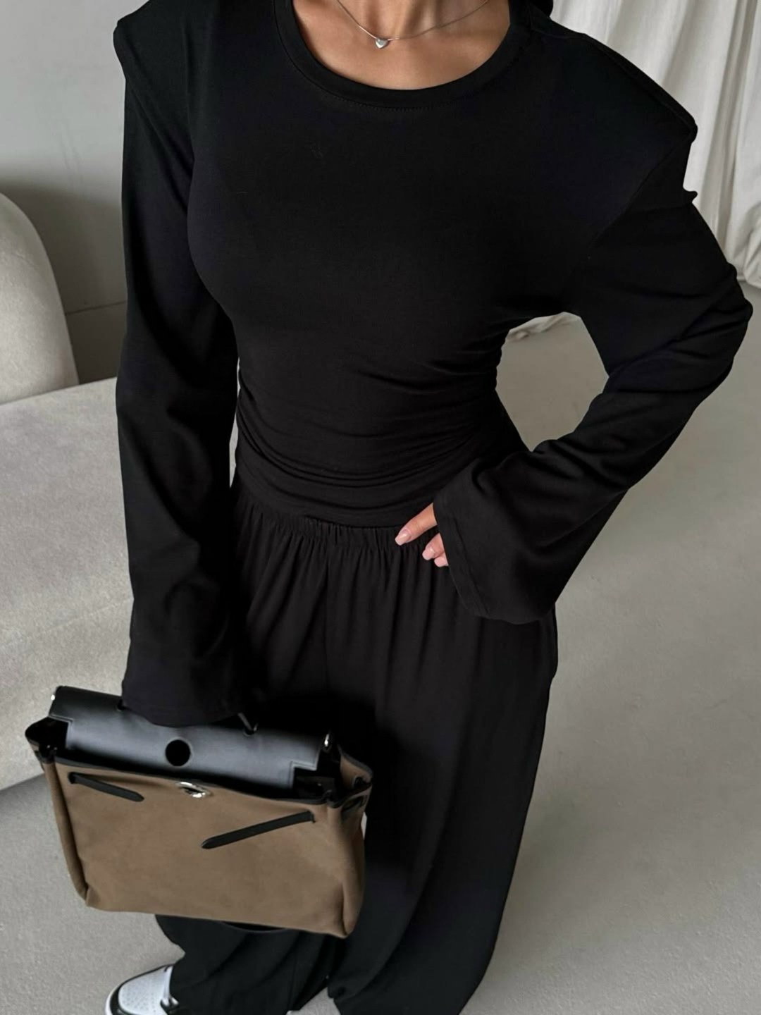 костюм с юбкой,стильное платье,черное длинное платье,костюм с юбкой макси