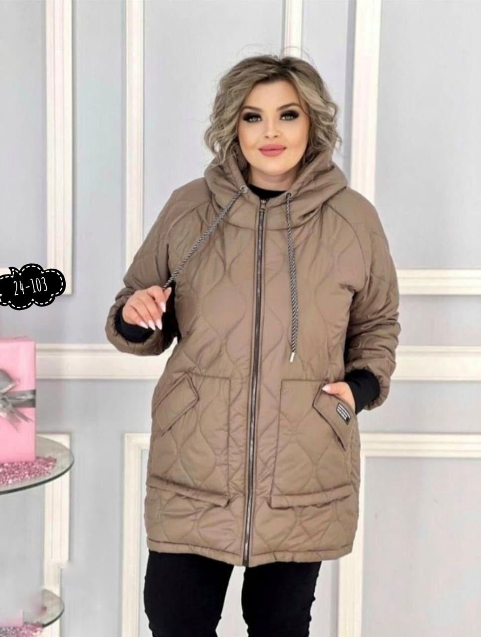 демисезонная женская куртка больших размеров,куртка женская на синтепоне,женская куртка большого размера,куртка женская демисезонная большие размеры арт. 8812275,женская куртка