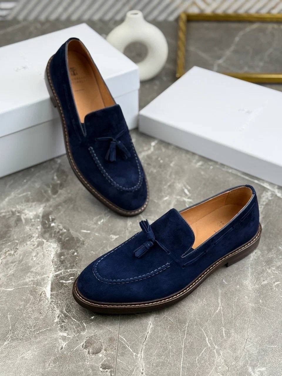 pierre cardin мужские замшевые синие лоферы,замшевые лоферы brunello cucinelli,замшевые лоферы с кисточками brunello cucinelli,замшевые лоферы,лоферы мужские замшевые