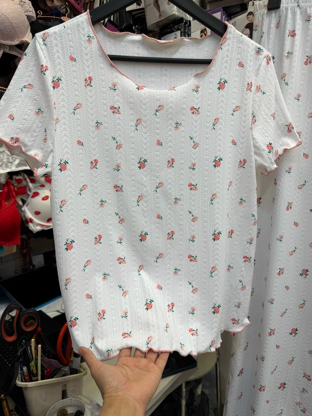 женские пижамы,пижама 1850059-1 sadovod 365 дней,костюм домашний пижама,пижама со штанами,комплект женской пижамы