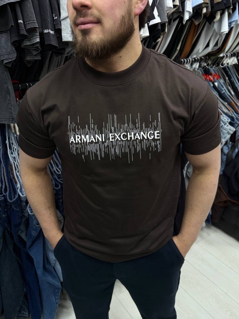 футболка armani exchange,футболки мужские,футболки мужские белые,футболка для мужчин хлопок,футболка мужская armani exchange