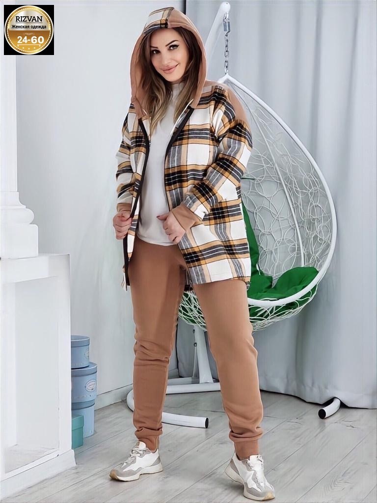 костюм двойка на флисе,женские костюмы больших размеров,женский костюм на флисе,костюм двойка кашемир,ткань байка рубашка