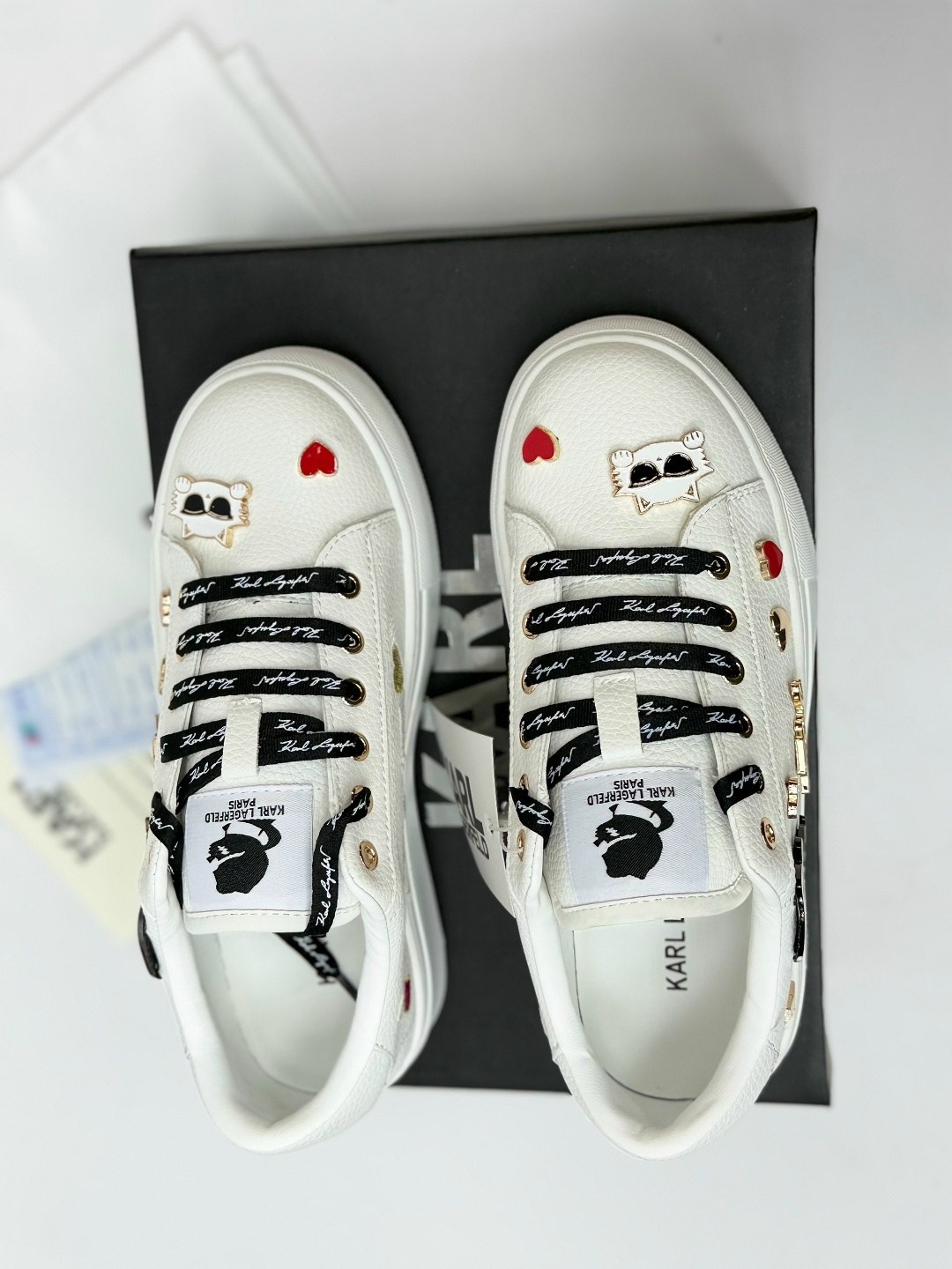 кроссовки cate pins на шнуровке karl lagerfeld белый,,кроссовки cate sneaker karl lagerfeld paris белый,кеды karl lagerfeld,кроссовки карл лагерфельд