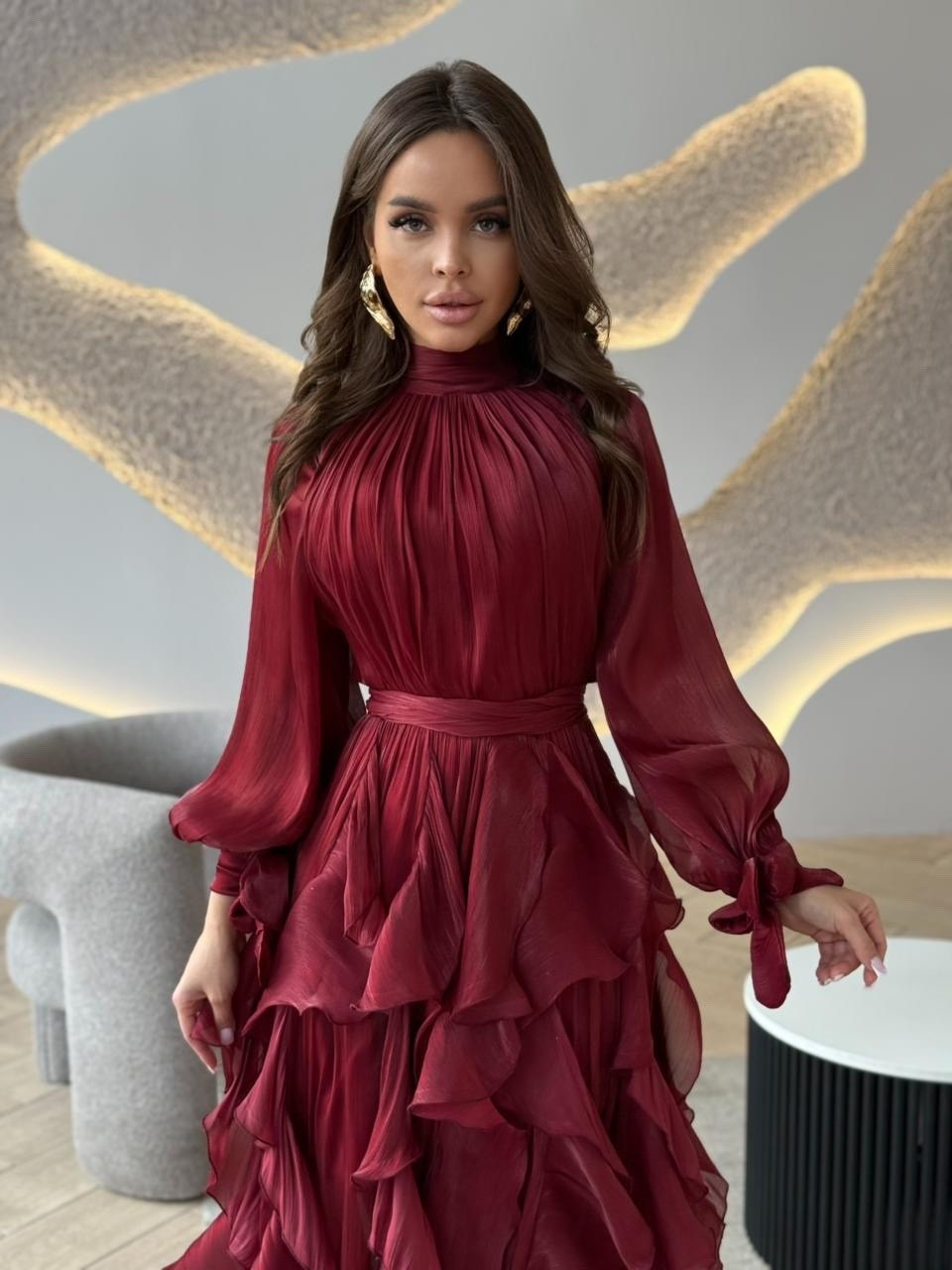 длинное платье,платье,вечернее платье,платья женская вечернее,бордовое бальное платье
