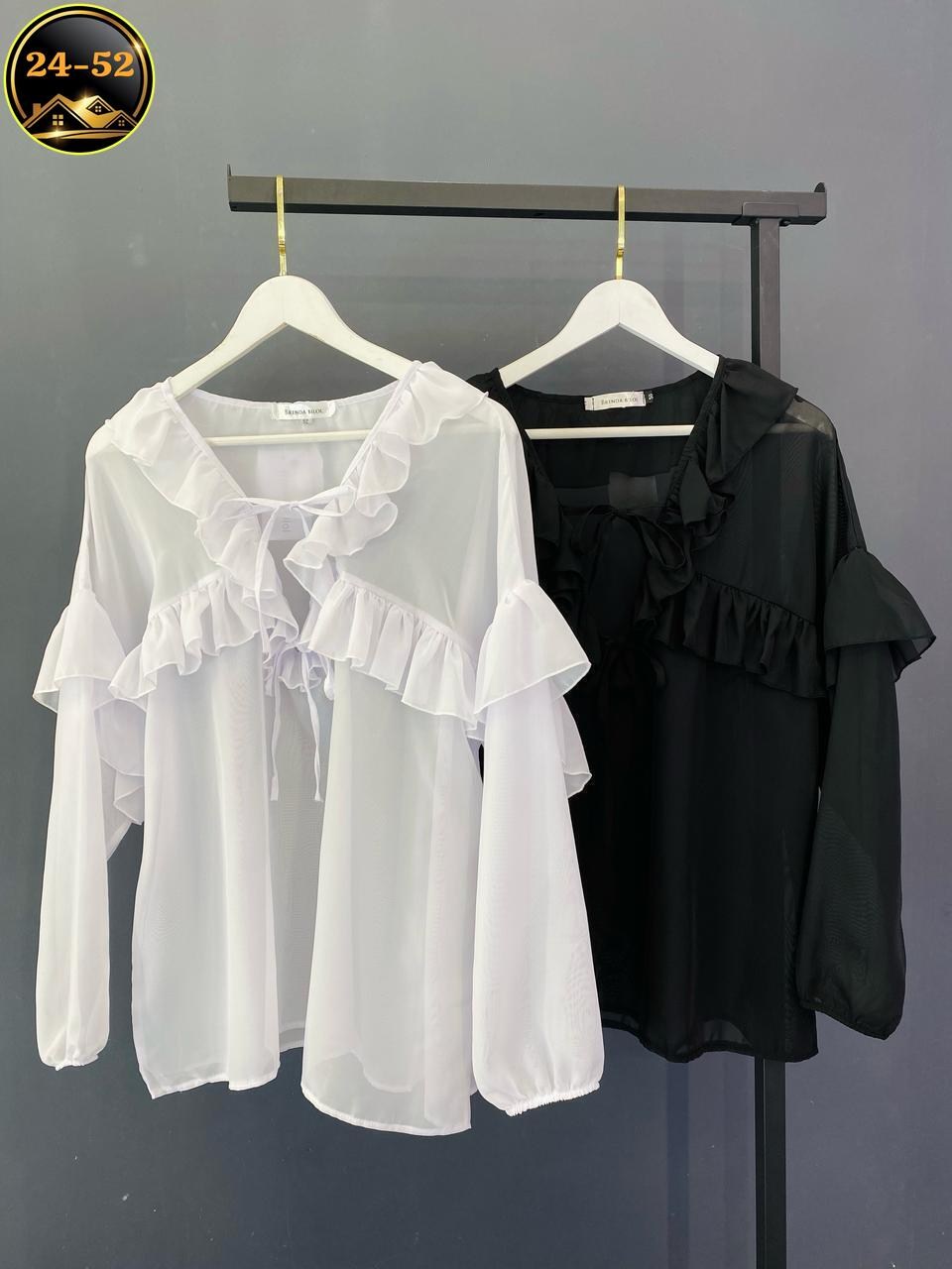 блузка женская,блузка шифоновая,блузочка,блузка черная шифон,блузка с оборками