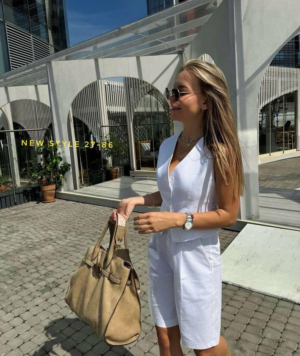 костюм двойка женская,костюм женский с шортами,летний костюм с шортами,стильные костюмы,стильные женские костюмы