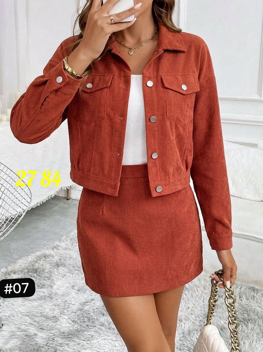 женские костюмы с юбкой,костюм с юбкой,оранжевая куртка мода,женский костюм двойка,костюм жакет и юбка