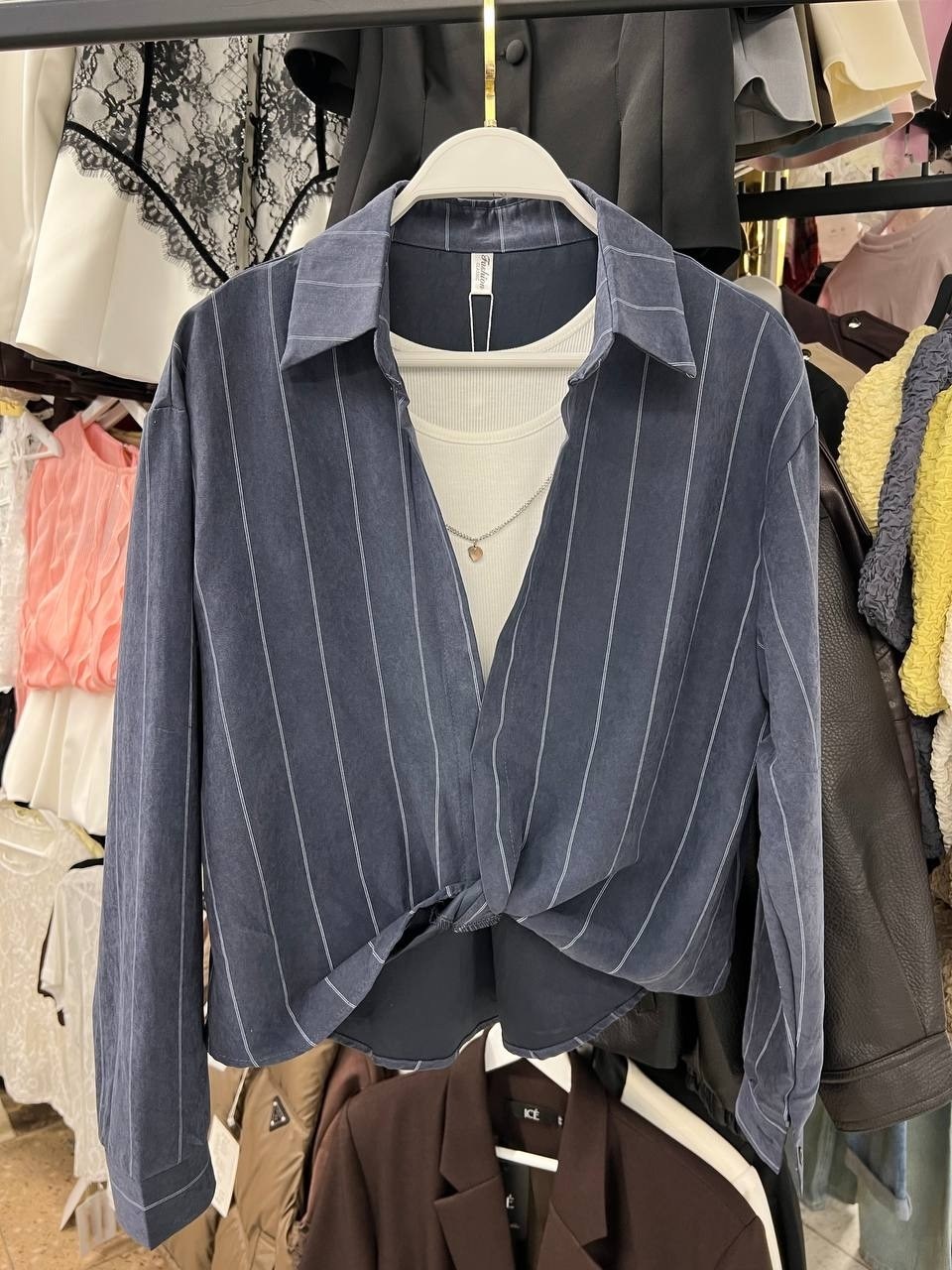 женская рубашка в полоску,повседневная рубашка в полоску,женские блузки и рубашки,модная блузка,блузка женская