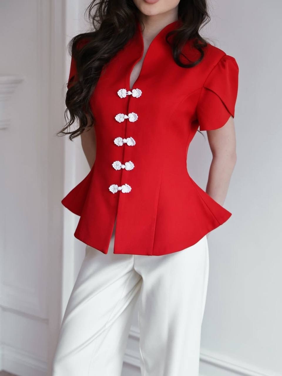 жакет с баской,жакет и пиджак,жакет "коралловый" с баской,жакет с басками,жакет красный