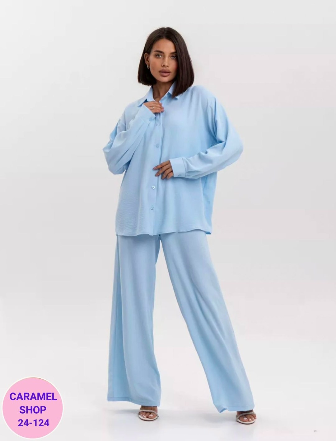 костюм с брюками,костюм голубой,женские костюмы,женский летний брючный костюм,костюм классический