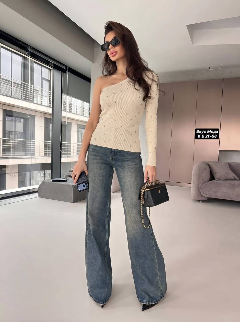 кофта женская,кофта с одним рукавом,кофты женские модные,вязаный пуловер,кофта