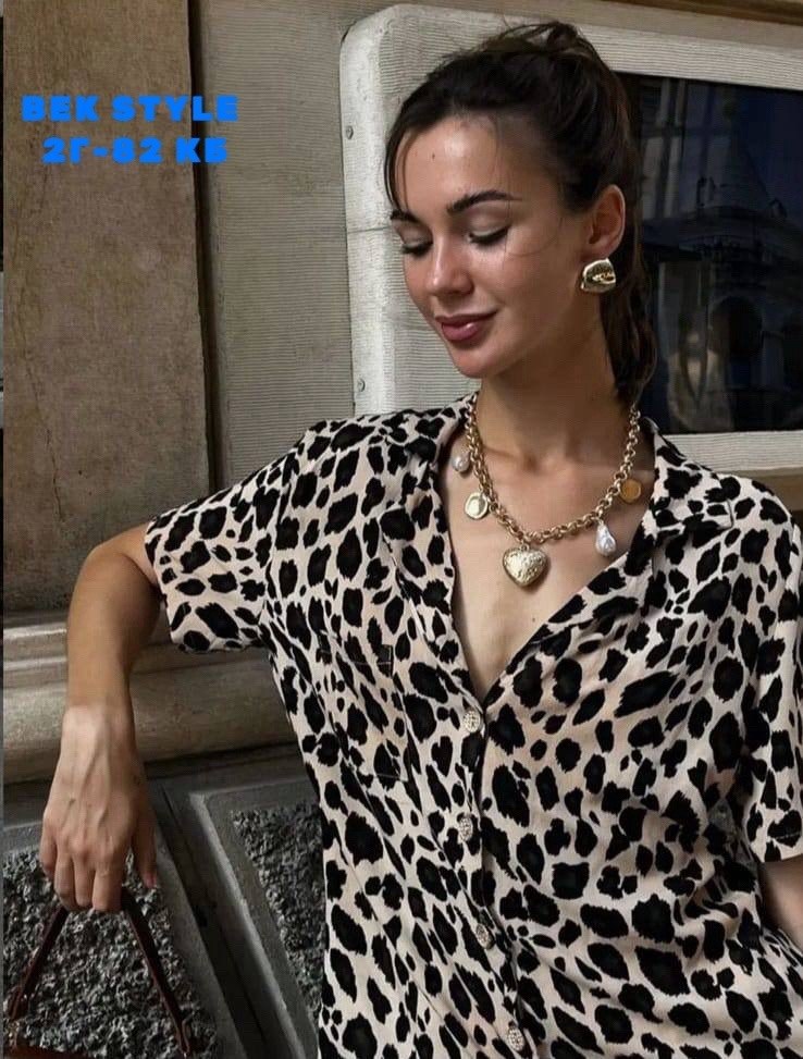 ,костюм леопардовый,пижамные костюмы,пижамный костюм двойка с шортами loungewear,платье из леопардовой ткани 2026