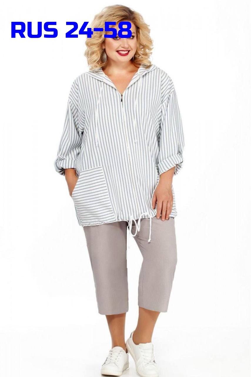 костюм претти брючный для полных женщин,одежда для женщин,брючный комплект,летняя , из белоруссии