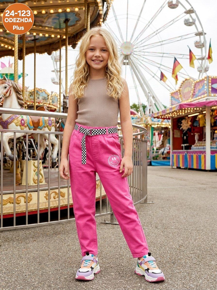 брюки для девочек,брюки трикотажные,розовые брюки,повседневные брюки,ребенок