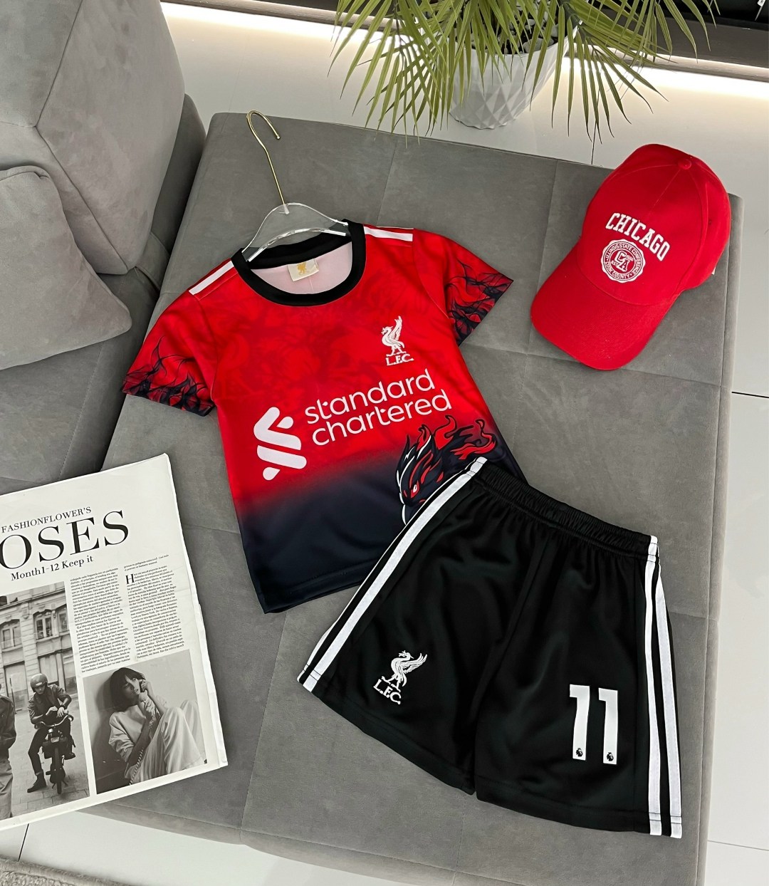 детская футбольная форма салах,футбольная форма ливерпуль салах,футбольная форма салах,футбольная форма,детская футбольная форма