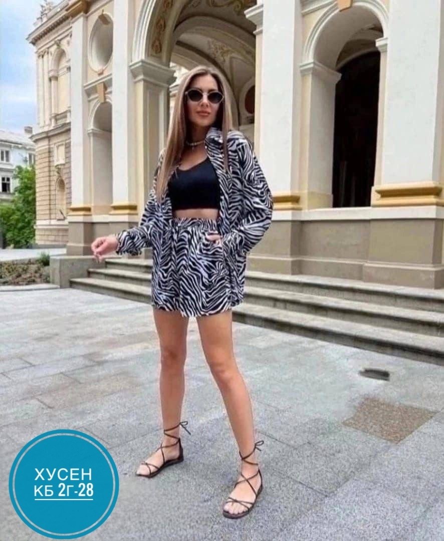 оптом,летний костюм женский,,женские костюмы,костюм зебра женский с шортами
