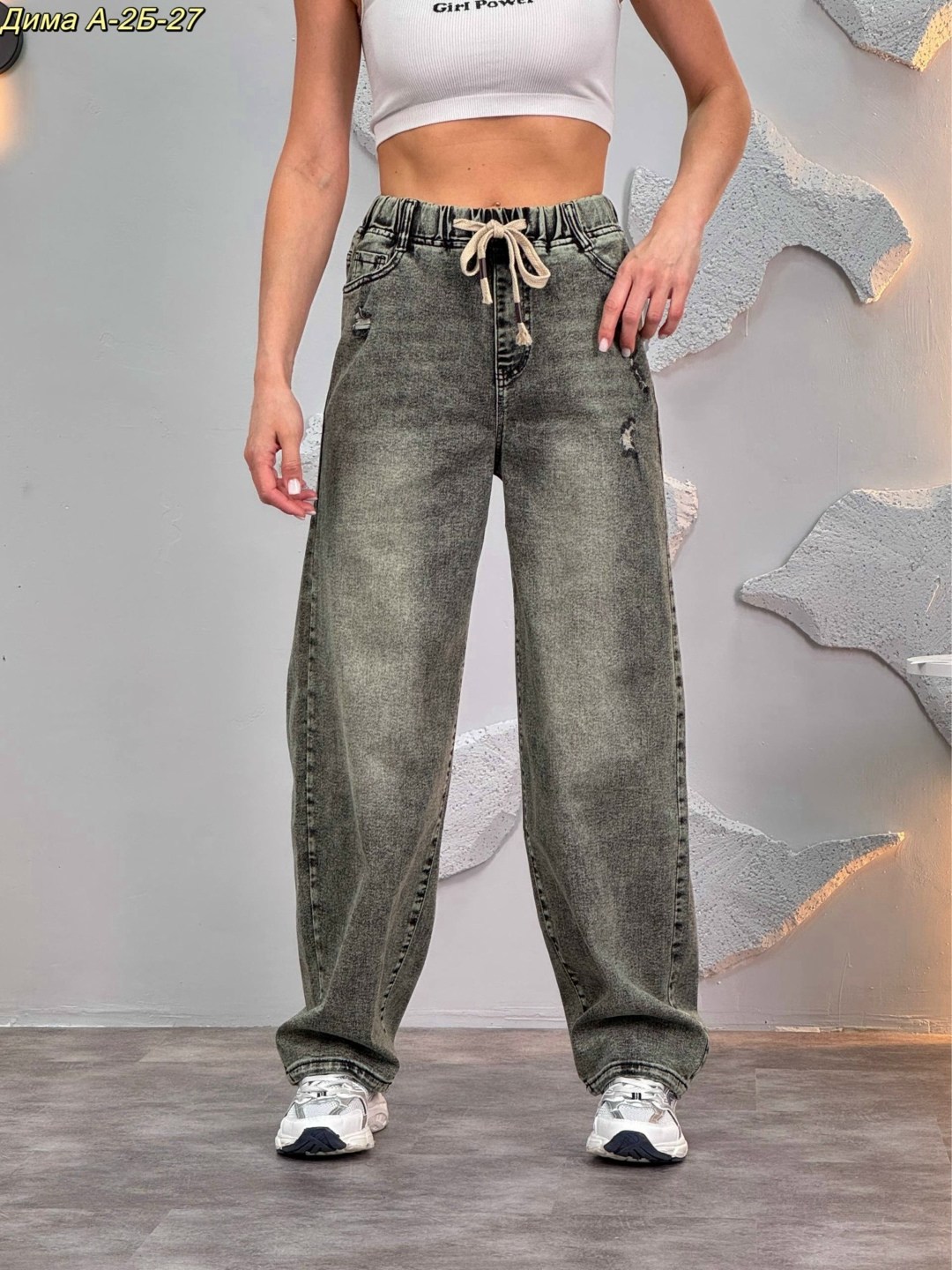 женские джинсы,джинсы женский barouz бело-серый бананы,джинсы,джинсы женские широкие,джинсы широкие