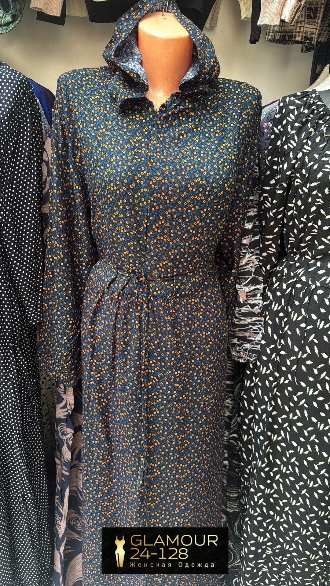 платья из штапеля марыся,платье из штапеля больших размеров,платье из штапеля,штапельное платье большого размера,платье длинное с капюшоном