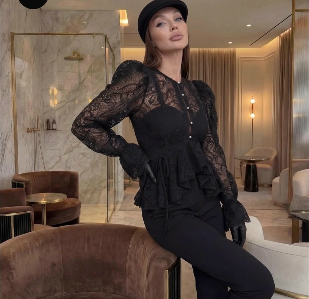 блузка стильная,блузка с оборками,блузка с кружевами,элегантная блузка,модная блузка