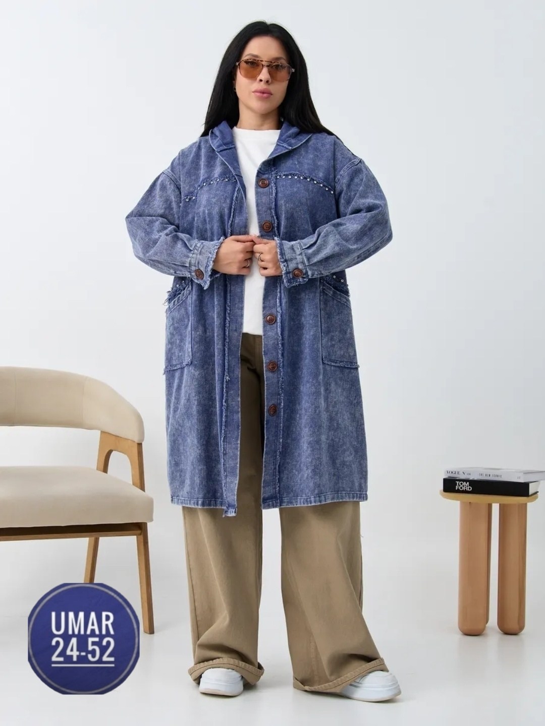 женская джинсовая куртка большого размера,джинсовый плащ,джинсовое пальто женское,куртка джинсовая большие размеры,джинсовая куртка