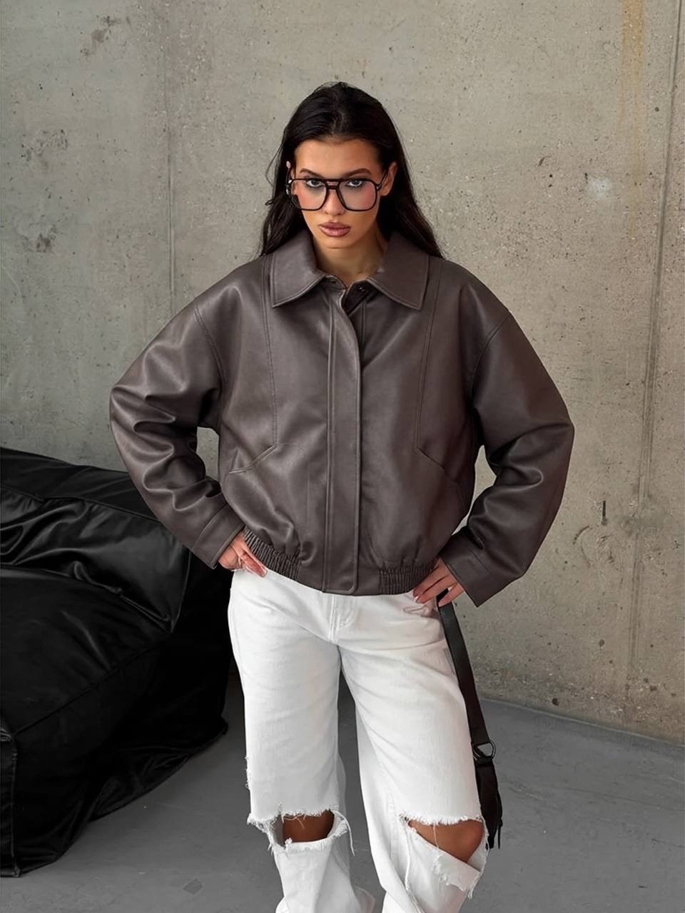 кожаная куртка,куртка из экокожи,куртка женская из искусственной кожи,кожаная куртка бомбер,куртка кожаная женская